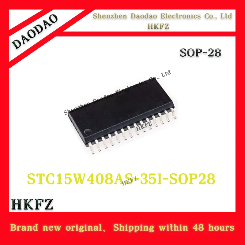 

10Pcs STC15W408AS-35I-SOP28 STC15W408AS SOP-28 Chip MCU chip IC New original
