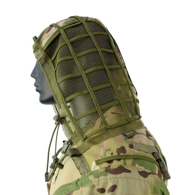 Ghillie-Anzug, taktischer Scharfschützmantel, Viper-Kappen, Jagdmantel, Material und Farbe optional, Tarnkleidung für Airsoft-Paintball – Detail 6