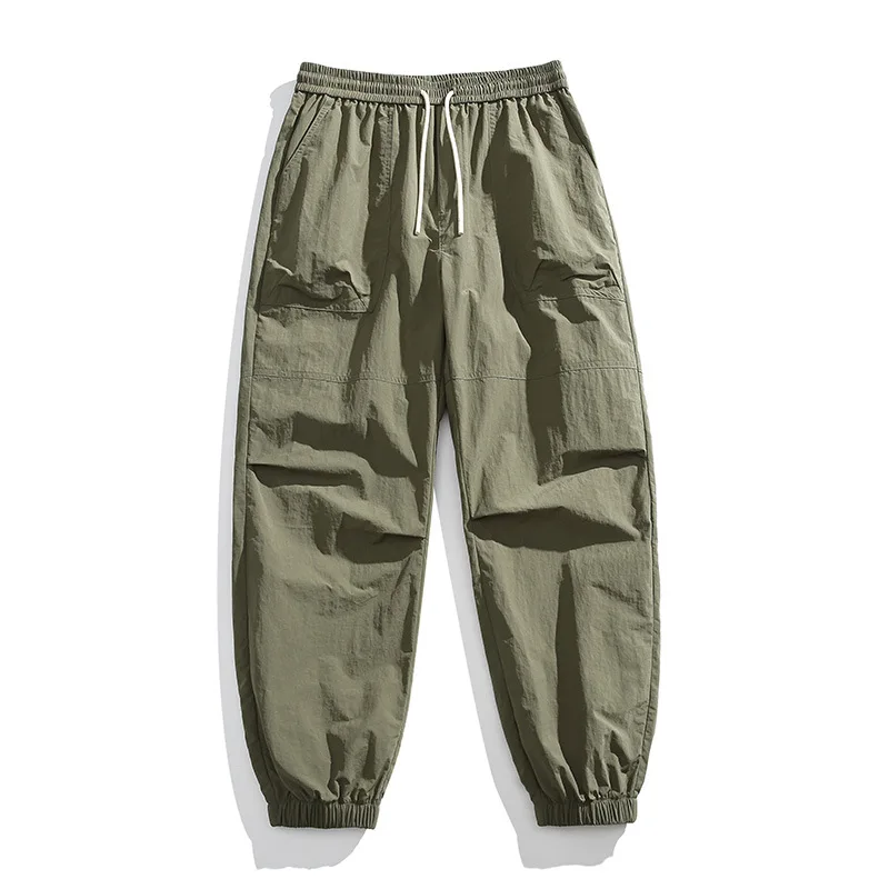 

European and American Spring New Workwear Retro Style Jogger Men Loose Fit Versatile Long Pants