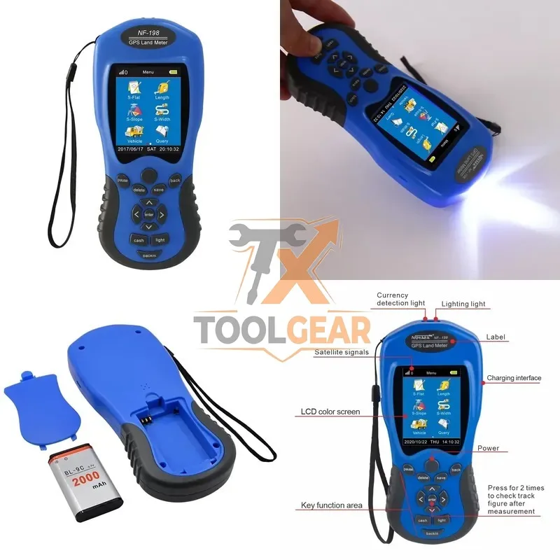 2026hotsale* NF-198 Land Meter Survey Measurement Device for Flat Ground Slope Latitude Testing