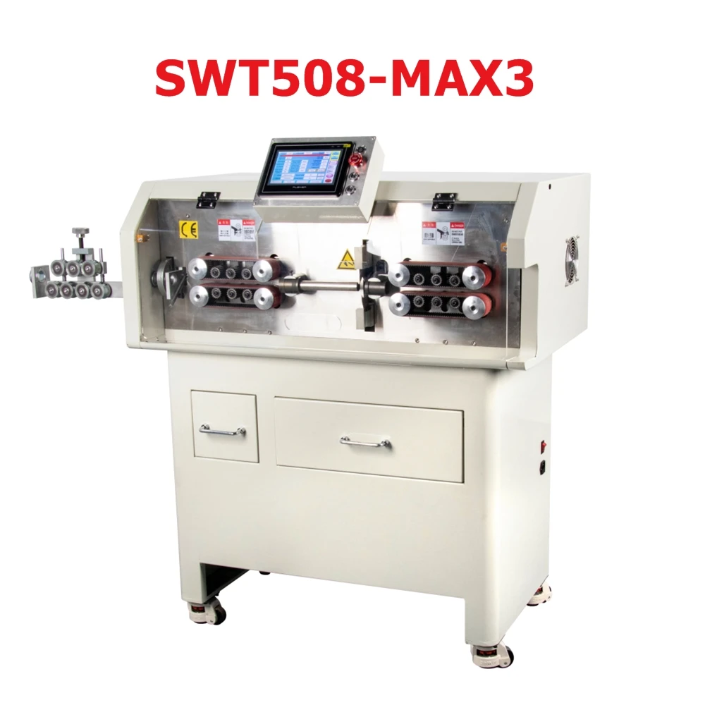 Servo Motor SWT508 MAX3 Peeling Stripping Cutting Machine Computer Automatic Cable Wire Strip Stripping WITH Touch Screen