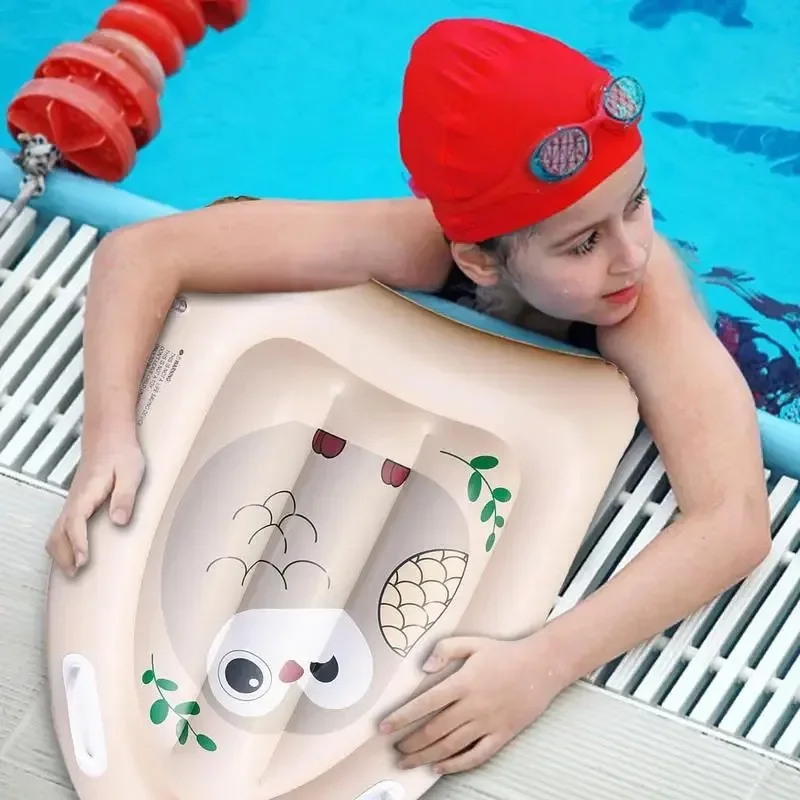 Kinder Sommer Aufblasbare Spielzeug Eule Bär PVC Verdickt Surfbrett Schwimmen Float Lounge Stuhl Im Freien Tragbare Pool Wasser Spielzeug