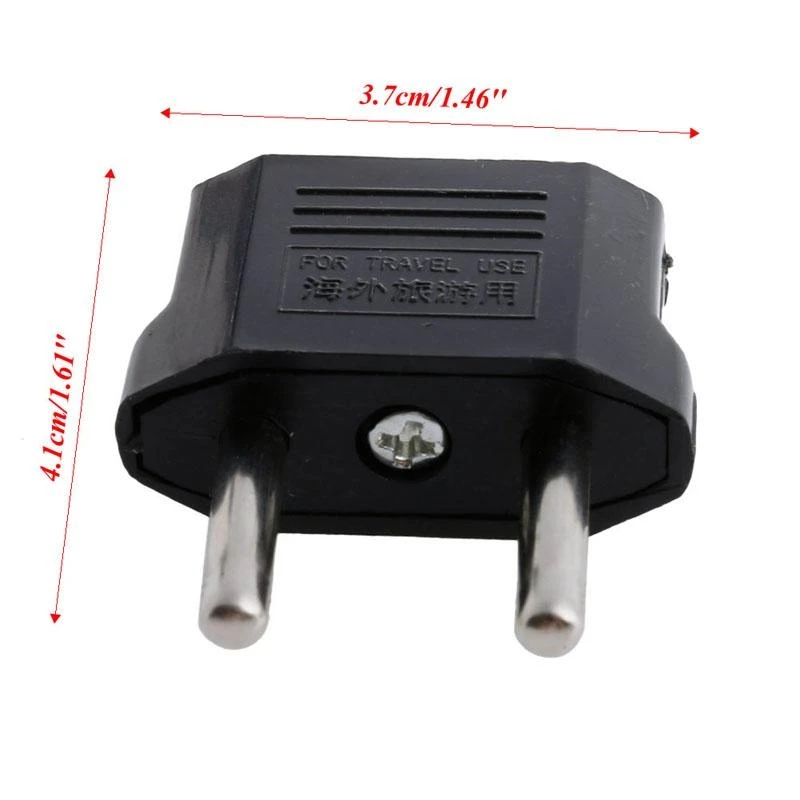 

5asd Travel Adapter 2.5/250V 10A to EU Europe Euro AC Power Plug Converter Charging Converter for Indoor Outdoor