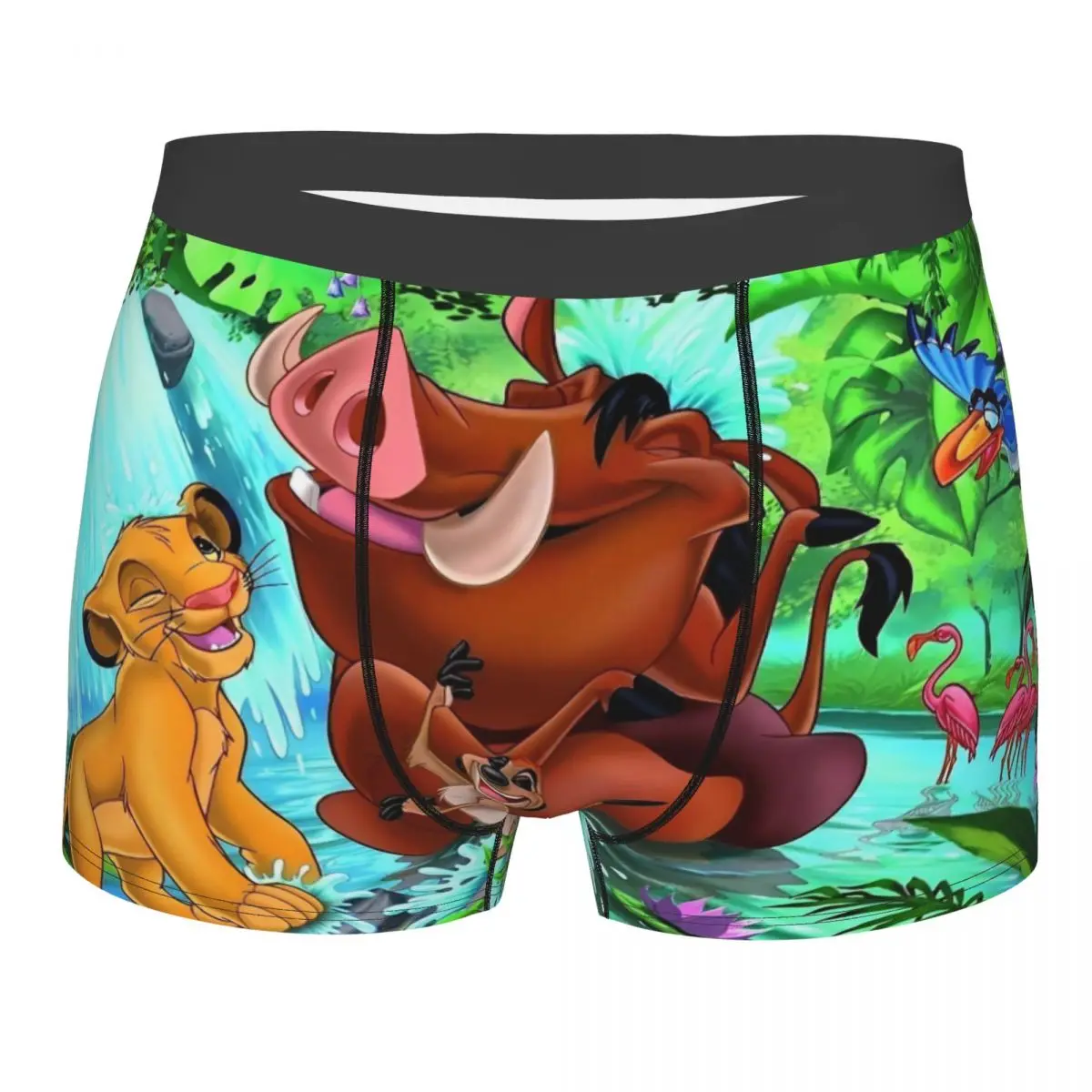 

Printed Boxer Lion King Simba Shorts Panties Briefs Men's Underwear Breathable Underpants for Male