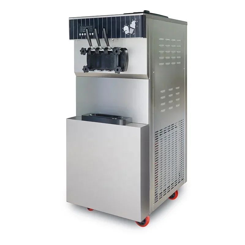 

38 L/H Commercial Ice cream machine Stand Soft serve ice cream machine with or Embraco Compressor