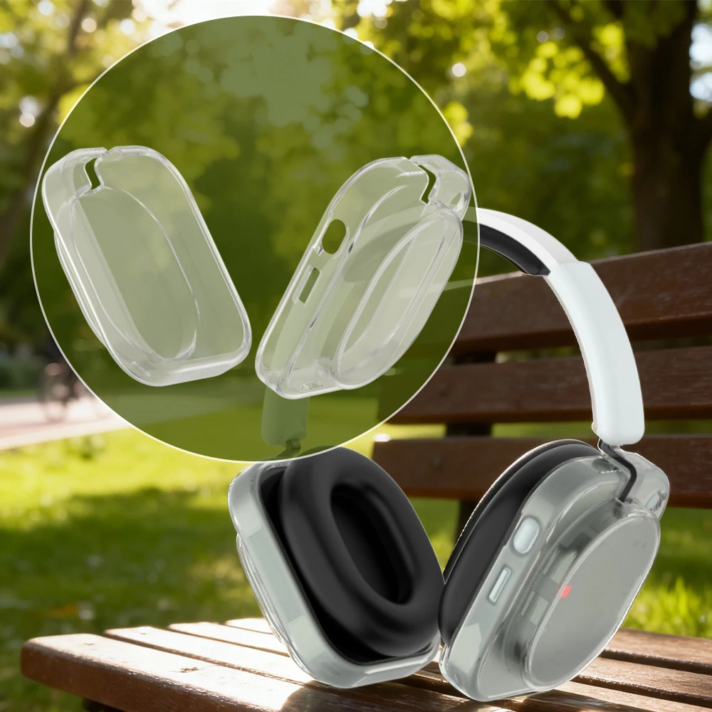 Transparent Thin Case - Kompatibel untuk Nothing Headphone (1) Aksesori