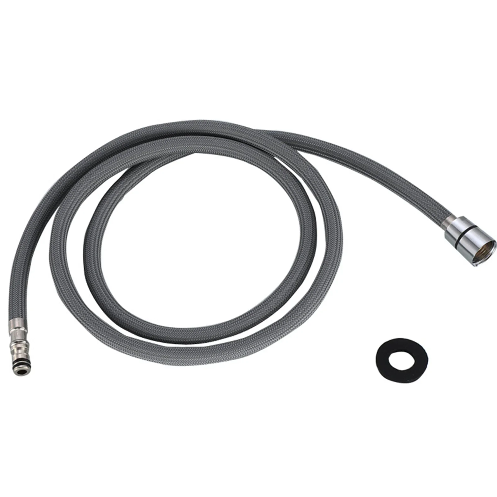 59-inch Nylon Braided Flexible Hose Pull Out And Down Hose For Kitchen Faucet Sink Hose Attachment Shower Hose Accessories