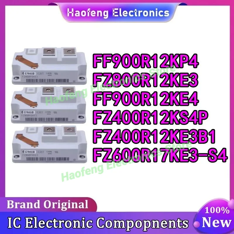FF900R12KE4 FF900R12KP4 FZ800R12KE3 FZ400R12KS4P FZ400R12KE3B1 FZ600R17KE3-S4 Módulo de potencia IGBT