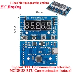 1-5Pc HX711 Load Cell AD Weight Pressure Sensor Module Display 24-bit Weighing Instrument Electronic Scale Type-C TTL Modbus RTU
