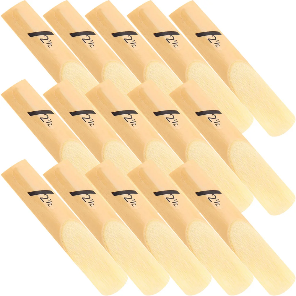 

50Pcs Saxophone Reeds Professional Durable Premium Material Easy Use for Students Beginners Alto Sax Reeds Replacement 2.5
