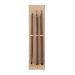 ArtSecret Chinese Calligraphy Painting Sumi-E Gongbi Any Lines Detail Brush Kolinsky Hair Bamboo Handle 3PC/Set BW-280