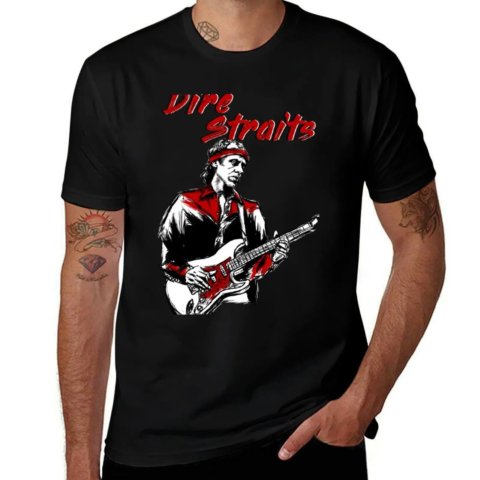 

Dire Straits T-Shirt vintage clothes boys animal print valentines clothes mens graphic t-shirts hip hop