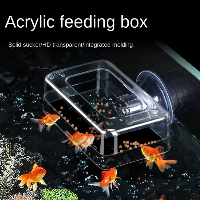 Fish tank feeder feeding ring feeding esophagus