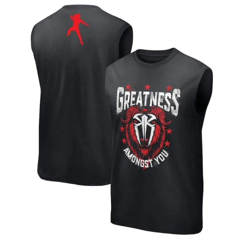 Roman Reigns Merch tank tops T-shirt Merch Men Short Sleeve Tee Unisex Tops Clothes Causal Female Y2K Tops