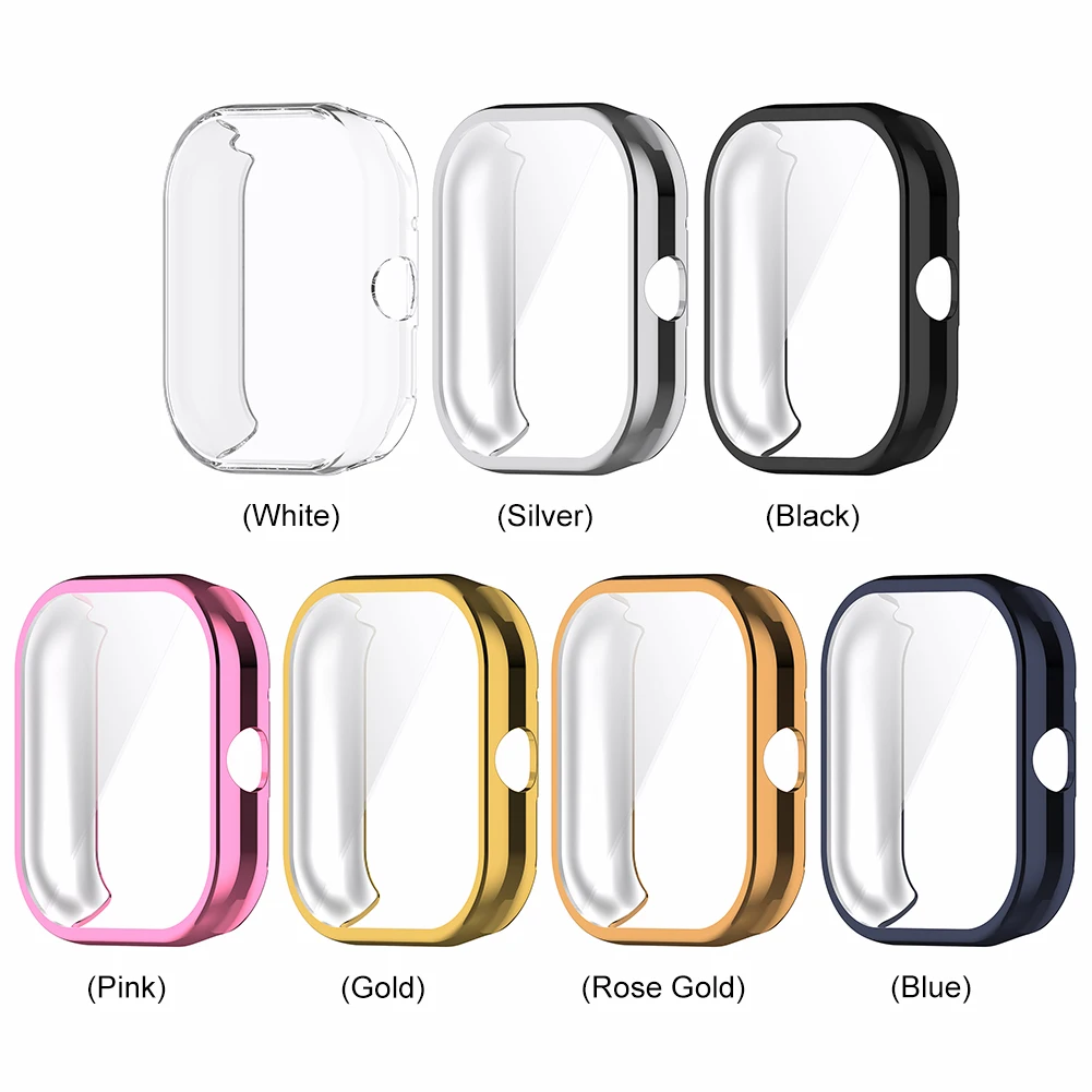 ฝาครอบป้องกันเคสหน้าจอ TPU เปลือกปกป้องป้องกันทุกส่วนนุ่มกันฝุ่นนาฬิกากันชนอุปกรณ์ป้องกันหน้าจอสำหรับ redmi Watch 4