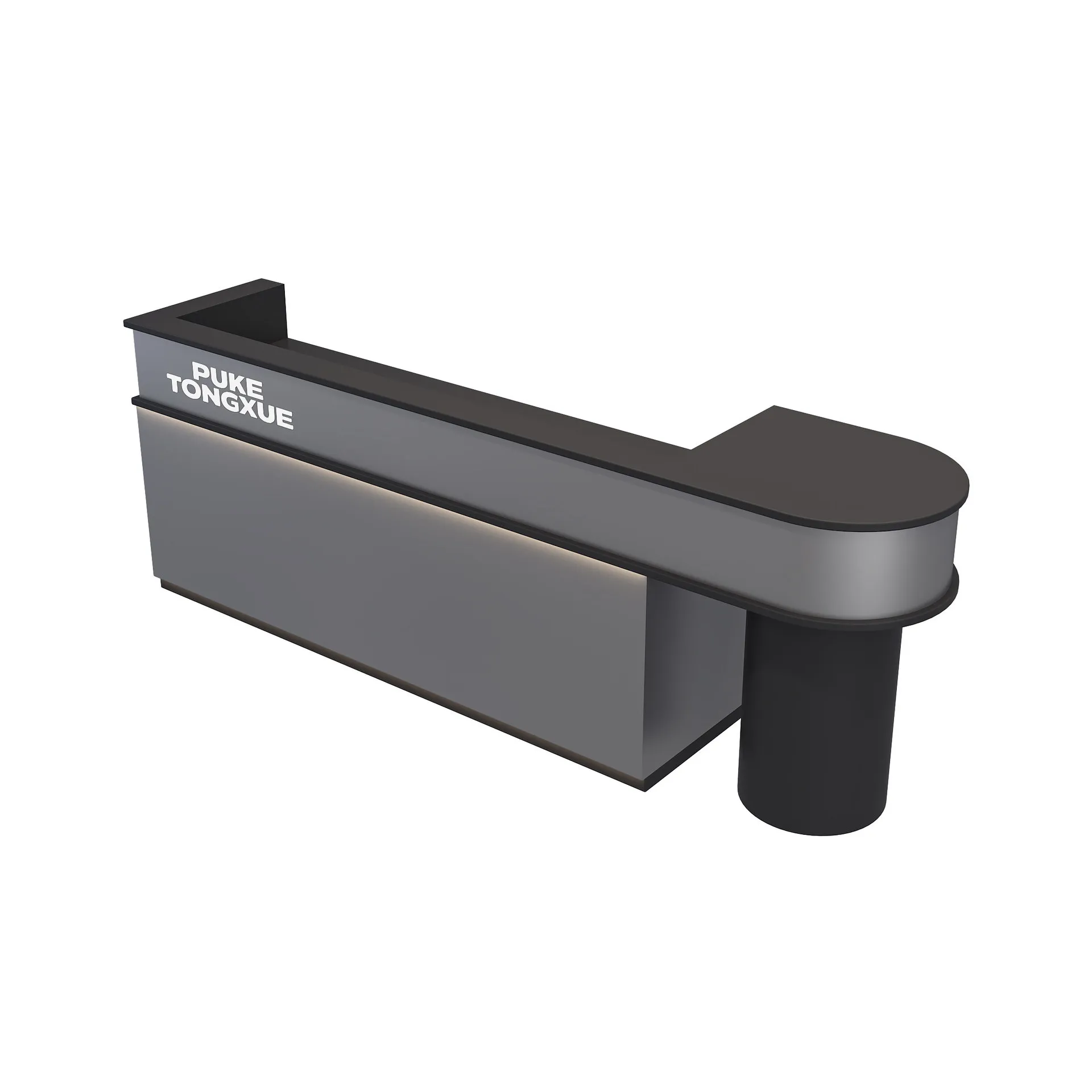 CX stainless steel clothing store checkout page counter barber shop dance studio gym bar table