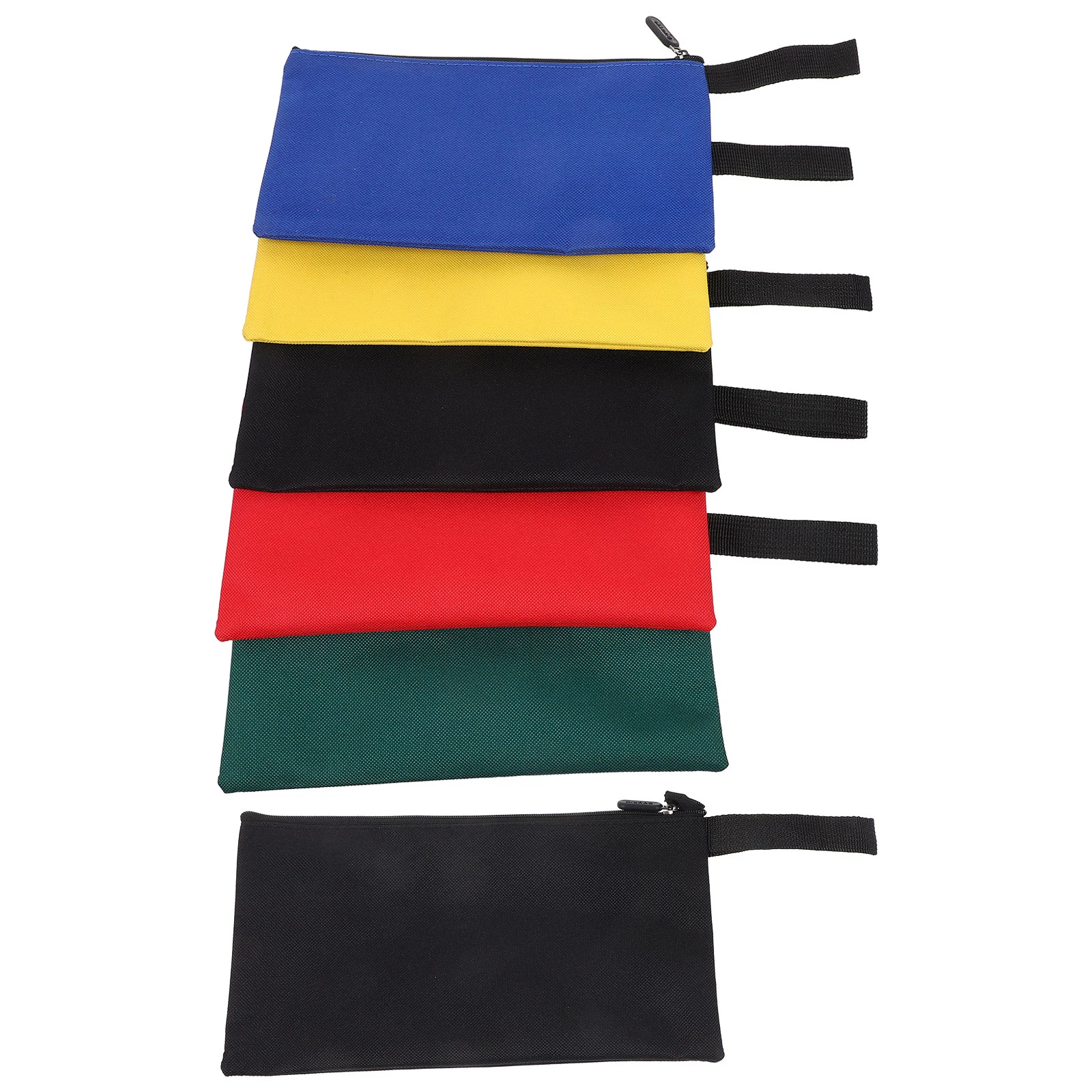 

6pcs Handbag Tool Small Pouch Utility Organizer Zipper Portable Compact Nylon Bags Travel Storage Tool Bag Pouch Crafts Gadgets