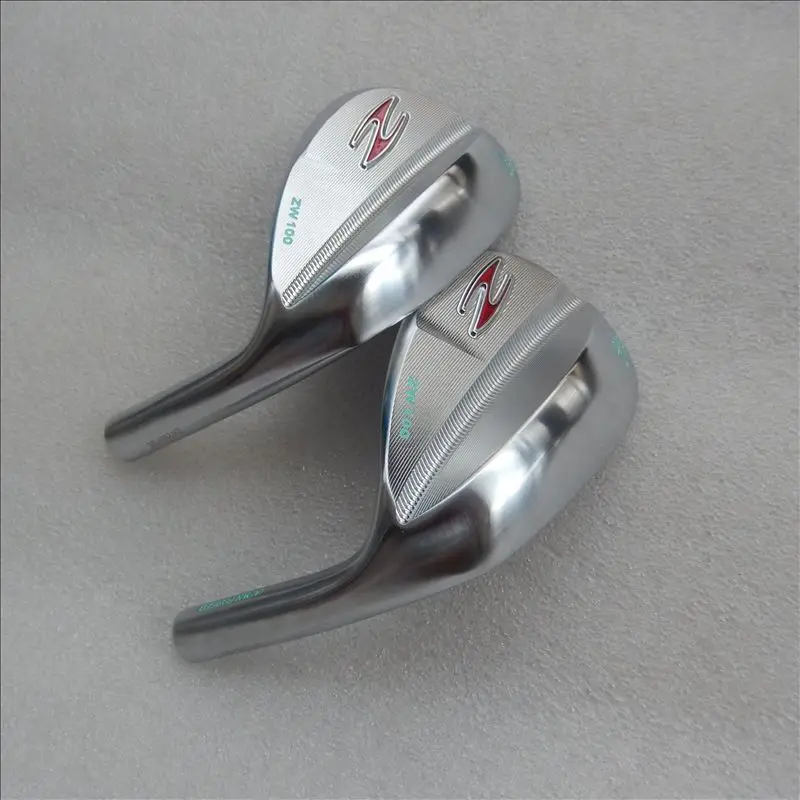 Golf wedge Forged carbon steel with CNC milled golf head 48-60 deg milled spin face have cover matching Silver colour