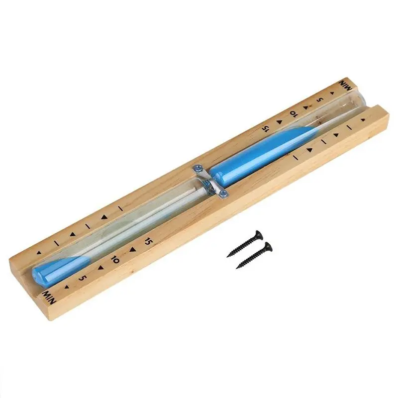 FLYY-2X 15-Minuten-Timer Sauna-Sanduhr Wandmontierte Rotierende Sanduhr Countdown-Uhr 15 Minuten (Blau) – Detail 4