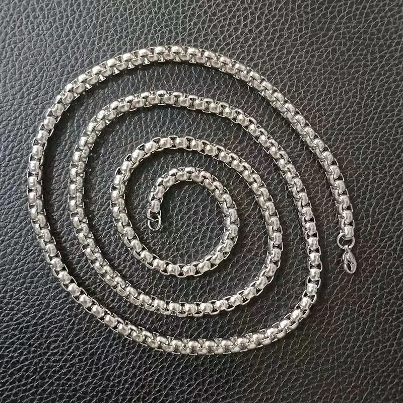 1M Self-defense Bracelet Necklace Keel Whip Whip Titanium Steel Stainless Steel Chain Concealment Men EDC Titanium Steel CHAIN