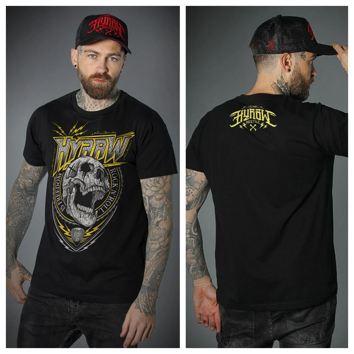 RIDE THESNAKE Gothic Dark Tattoo Art Style Summer Casual T-S
