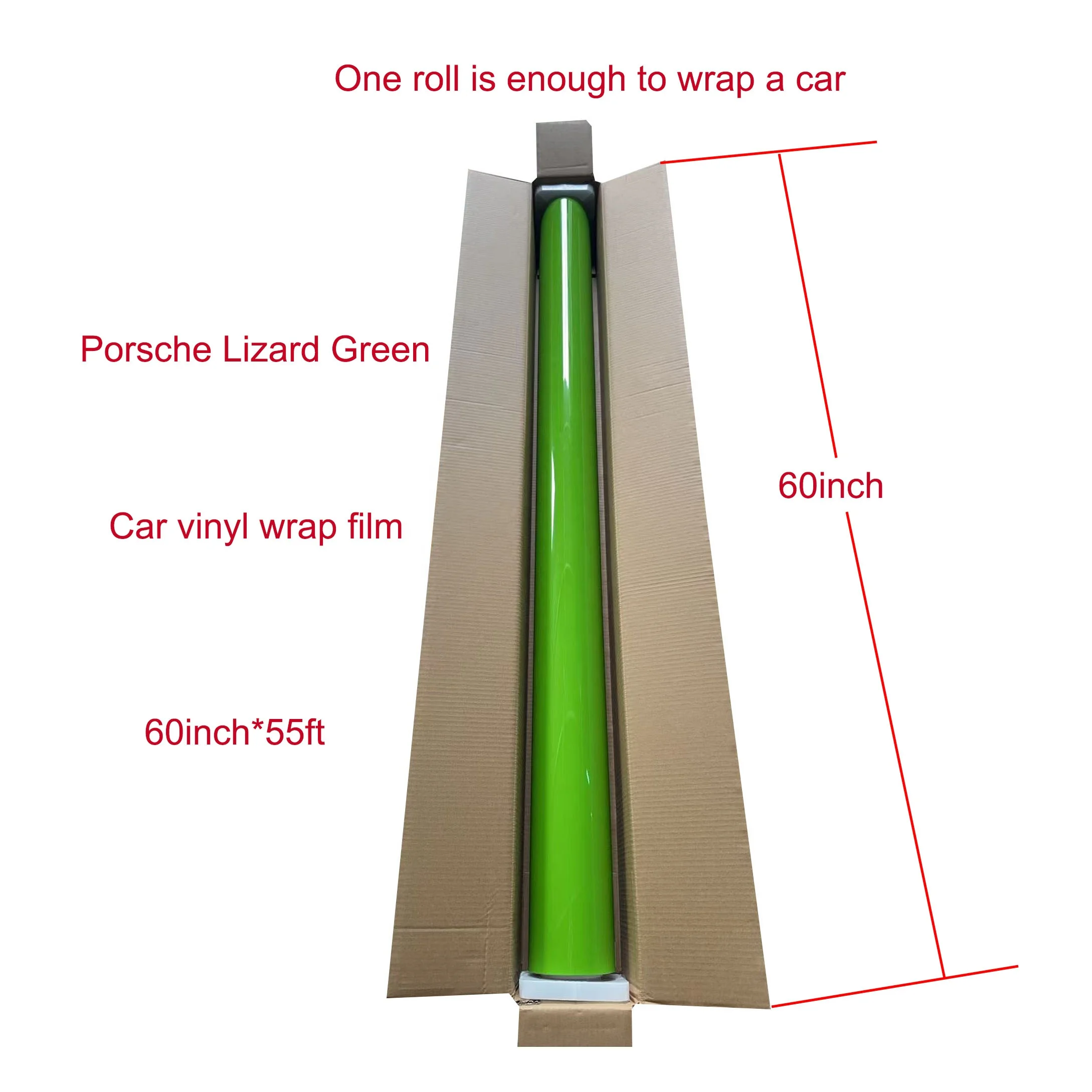 Gloss Vehicle Car Wrap Water-Proof Color Change PVC and TPU Vinyl Protects Original Paint Body Car Wrapping Vinyl