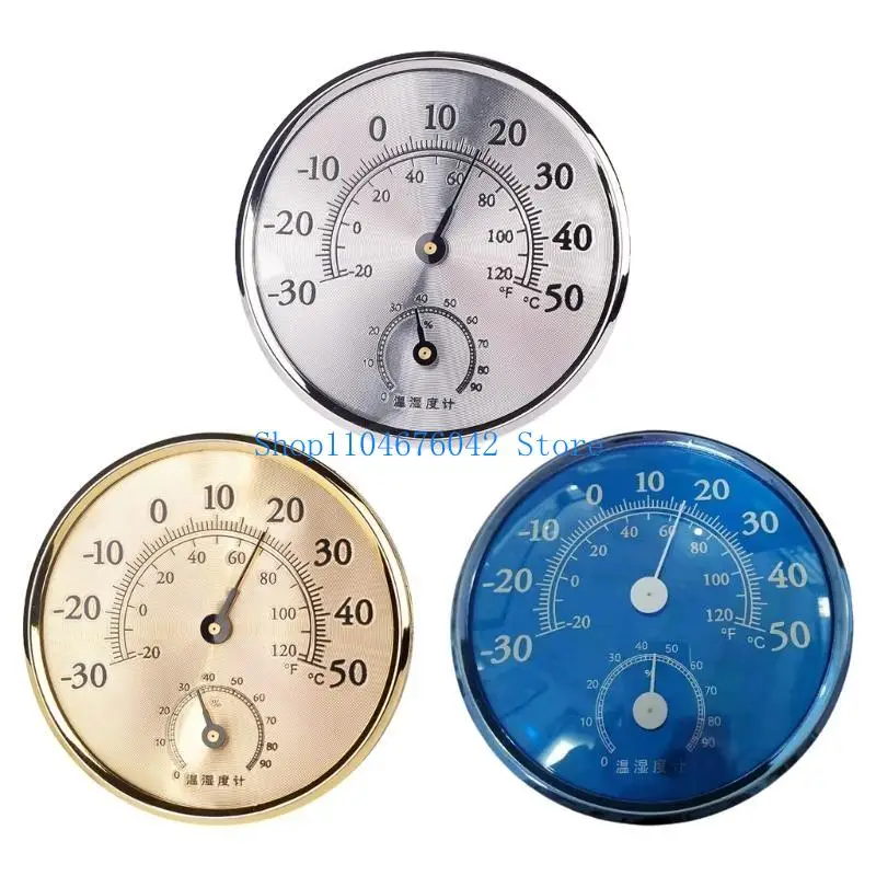 652F Analog-Thermometer Hygrometer for Indoor Home Office Baby-Room High Accuracy Temperature Humidity Detector Meter