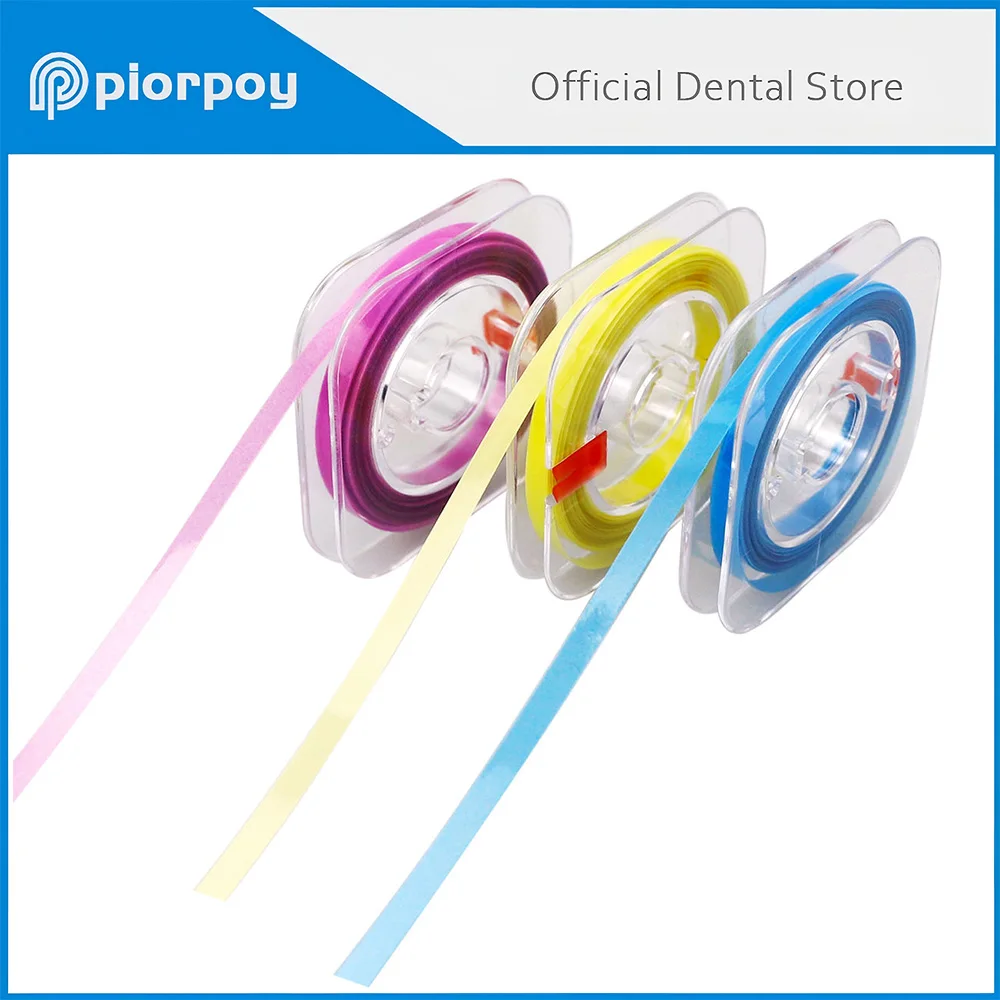 PIORPOY Dental Polishing Strips Roll Resin Polyester 4Mm Teeth Sanding Grinding Finishing Whitening Odontologia Materials