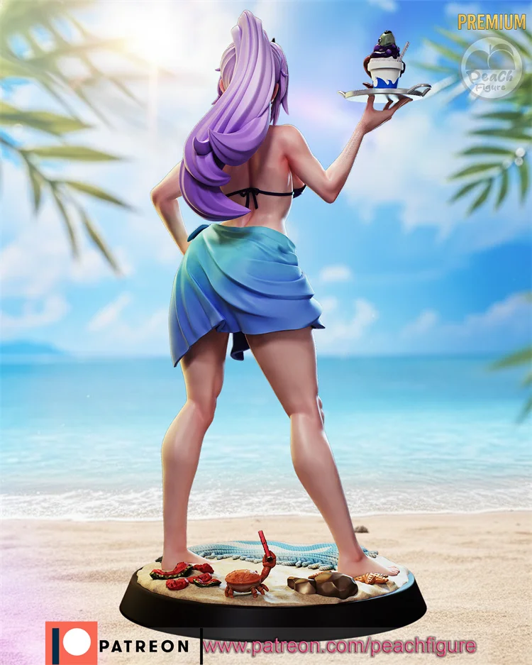 린디킨 D241 맞춤형 3D 차고 키트 미도색 피규어 GK 모델 화이트 레진 조립되지 않은 캐릭터 모델 퍼즐