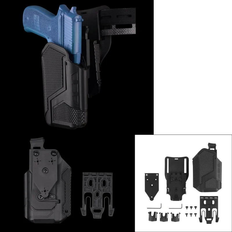 

X300 Universal Holster | MOLLE Mount Quick-Draw Pistol Light Compatible | For Wilderness Exploration Accessories