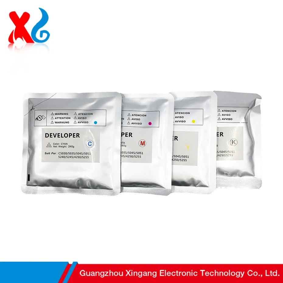 

1Set CMYK Developer for Canon iR ADVANCE C5030 C5035 C5045 C5051 C5235 C5240 C5250 C5255 Compatible Iron Powder 240g