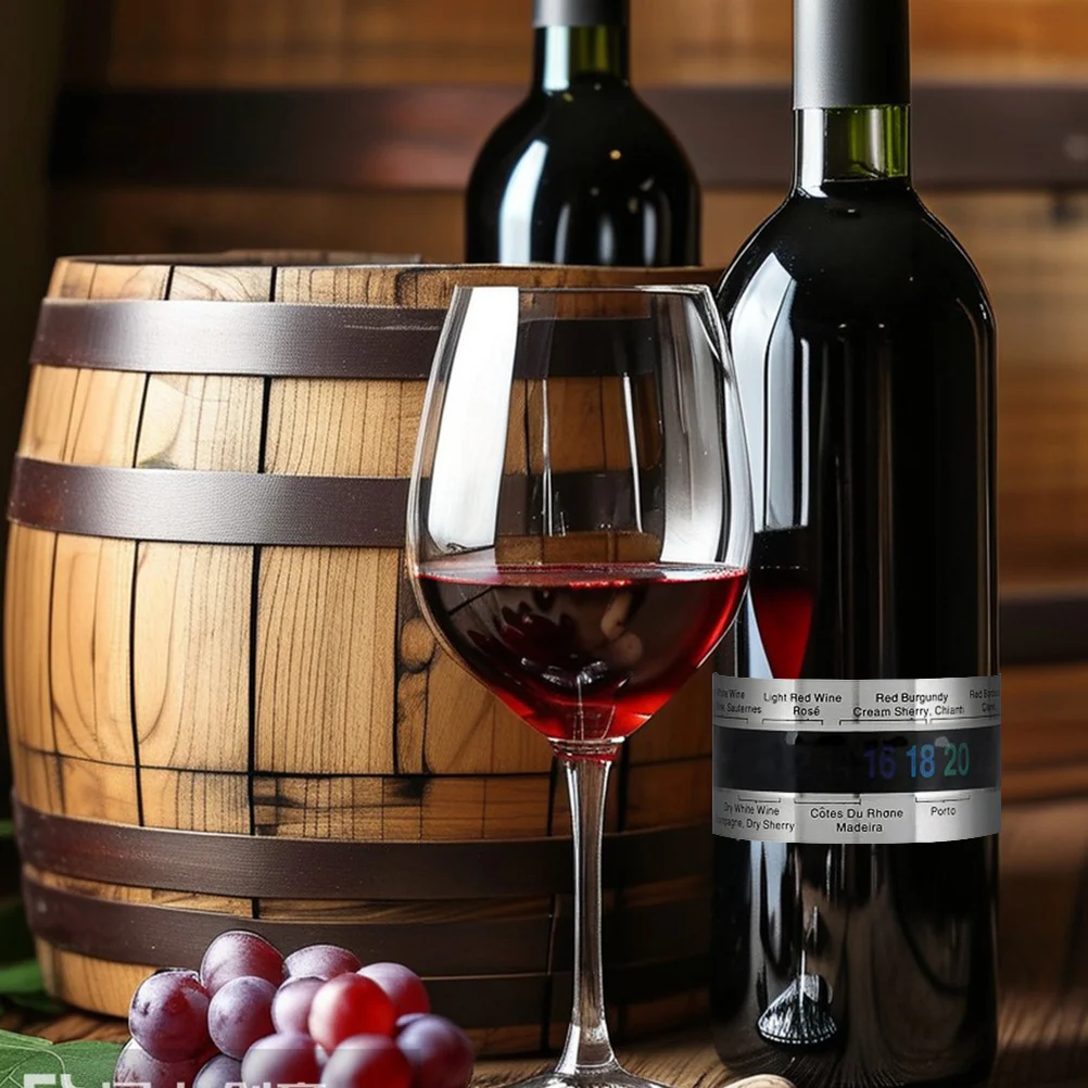 2 pçs termômetro de vinho digital garrafa de aço inoxidável medidor de temperatura para cozinhar uso doméstico termômetro de cozinha