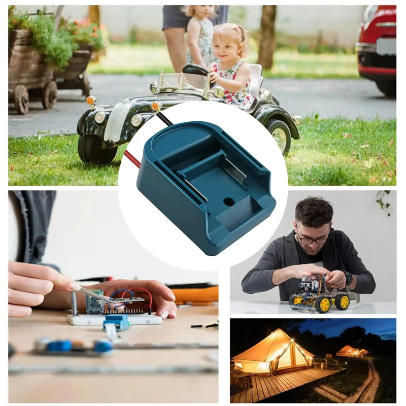 Kit di accessori per cassetta degli attrezzi elettrici A74E-DIY per utensile elettrico MT per batteria MT 14V/18V
