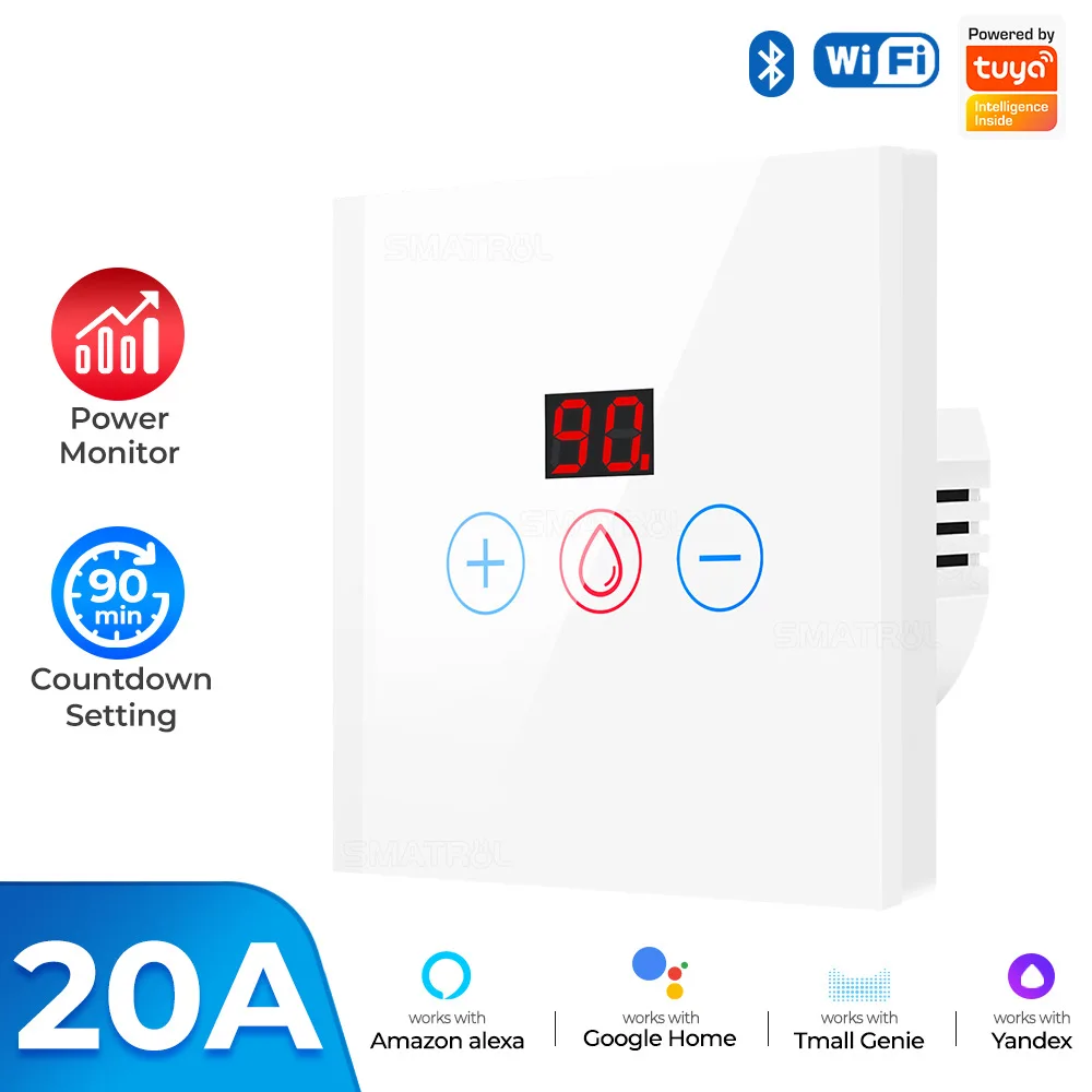Tuya スマート WiFi ボイラー スイッチ：4400W 高負荷対応で、冬場の浴室を快適に！前田錦の徹底レビュー