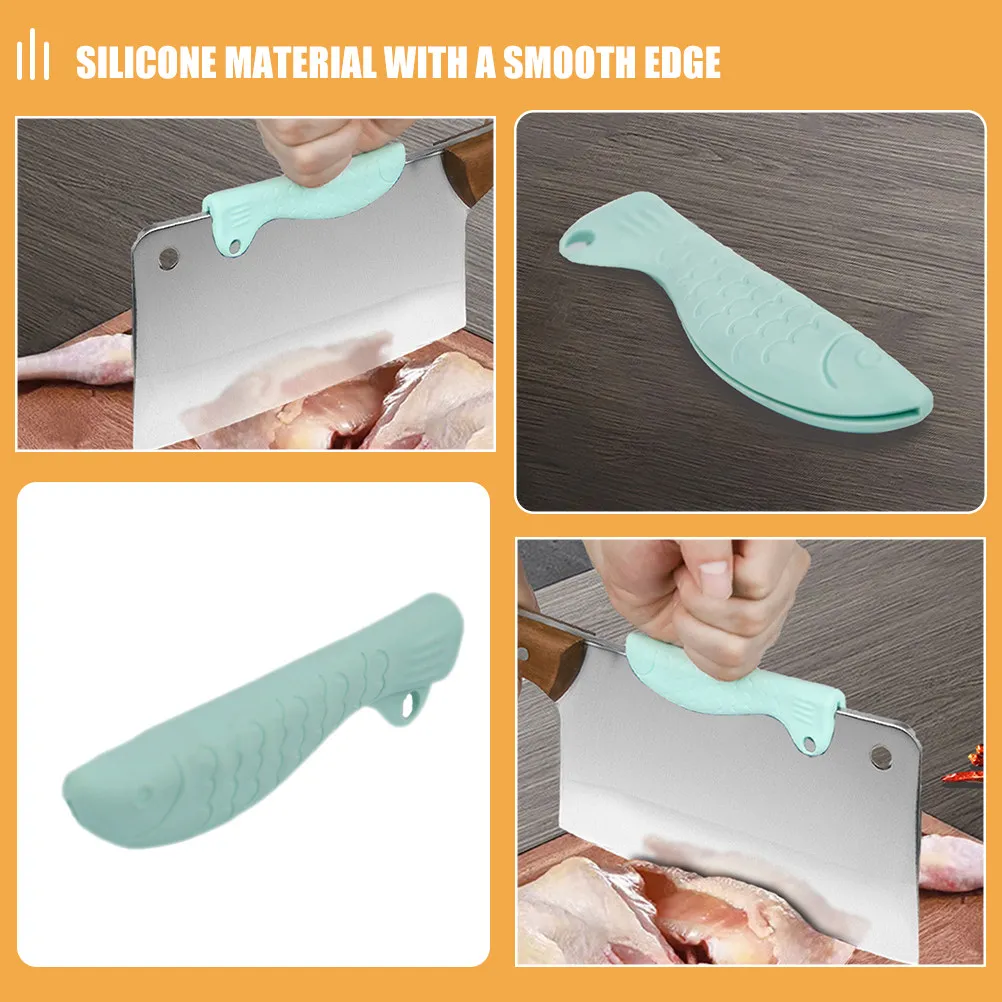 2Pcs Kitchen Silicone Finger Protector Hand Guards Cutter Back Shield Cutting Accessory Vegetable Chop Dicing Cutting Safety