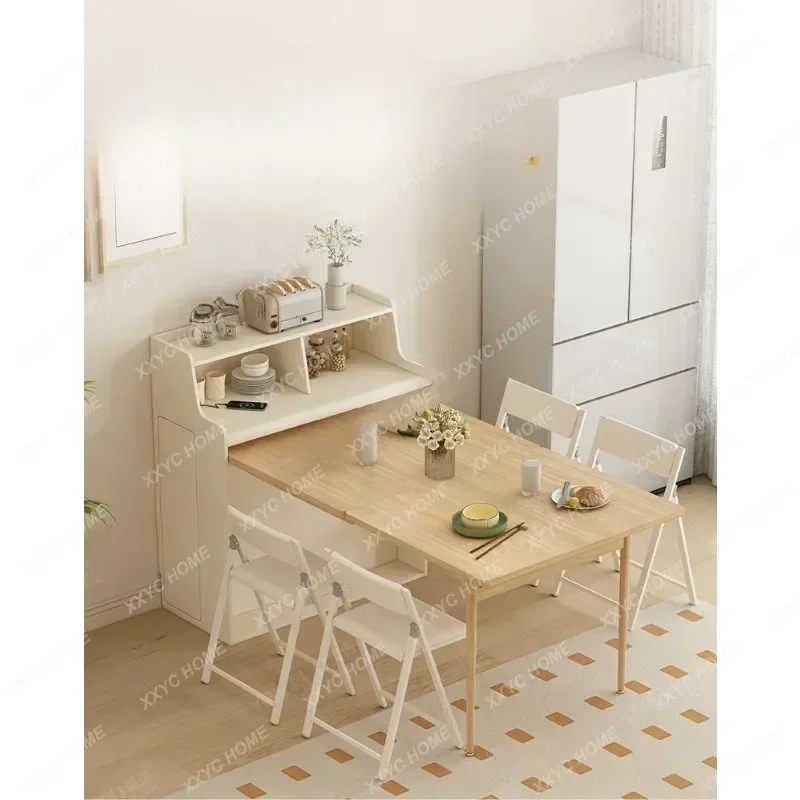 

Бытовые журнальные обеденные столы и стулья для небольшой квартиры, комбинированные выдвижные невидимые столы для хранения вещей, мебель Muebles De Baño