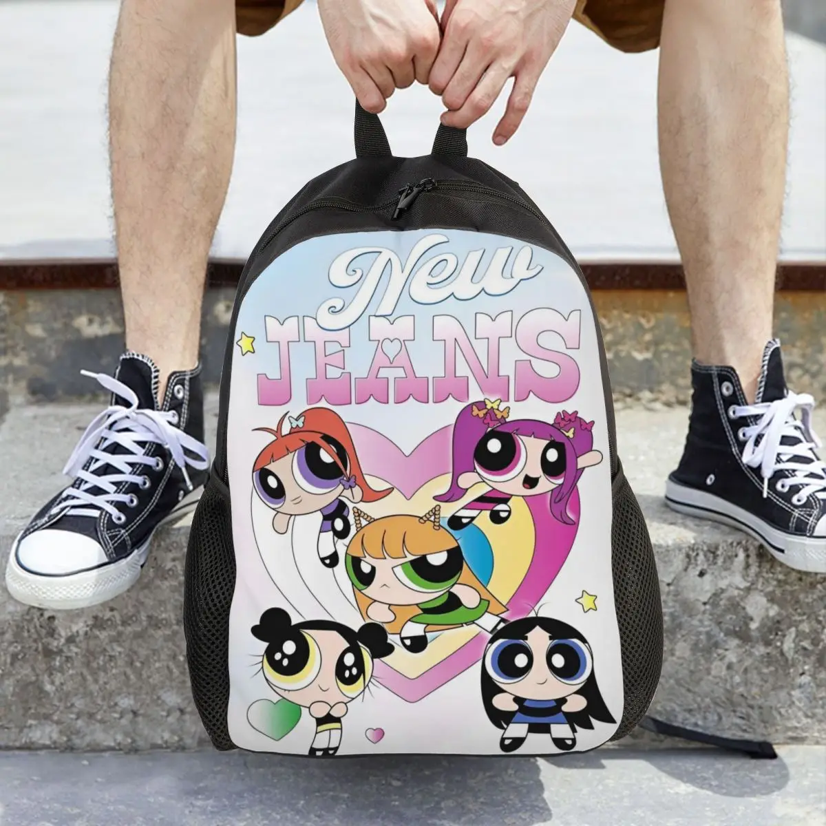 

Cartoon Cute P-Powerpuff Girls Backpack for Men Women Cool Student Business Daypack Laptop Computer Shoulder Bag Outdoor