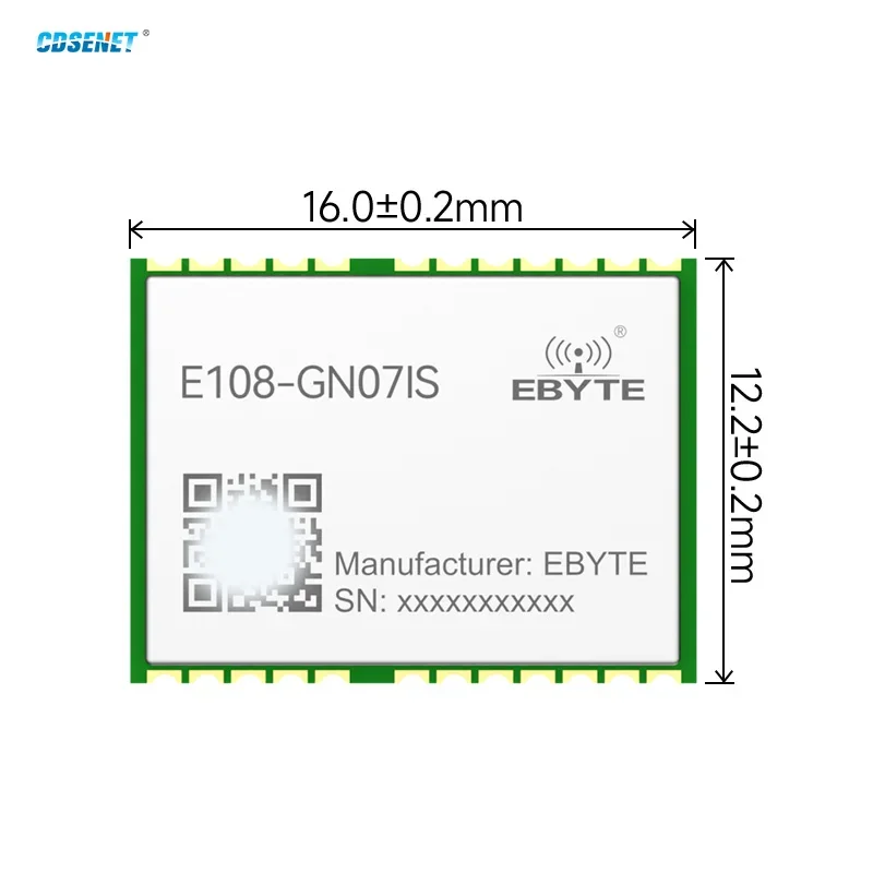Dual-frequency Inertial Navigation GNSS Multi-mode Positioning Module CDSENET E108-GN07IS GPS BDSQZSS SBAS Low Power