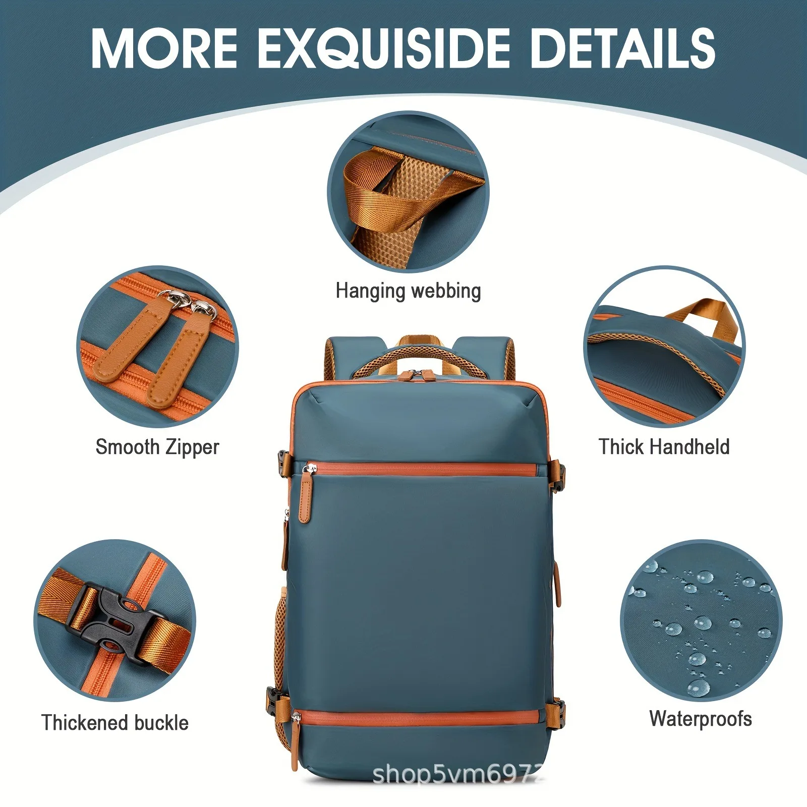 Multi Functional Large Capacity Laptop Backpack, Women's Backpack, Business Travel Backpack