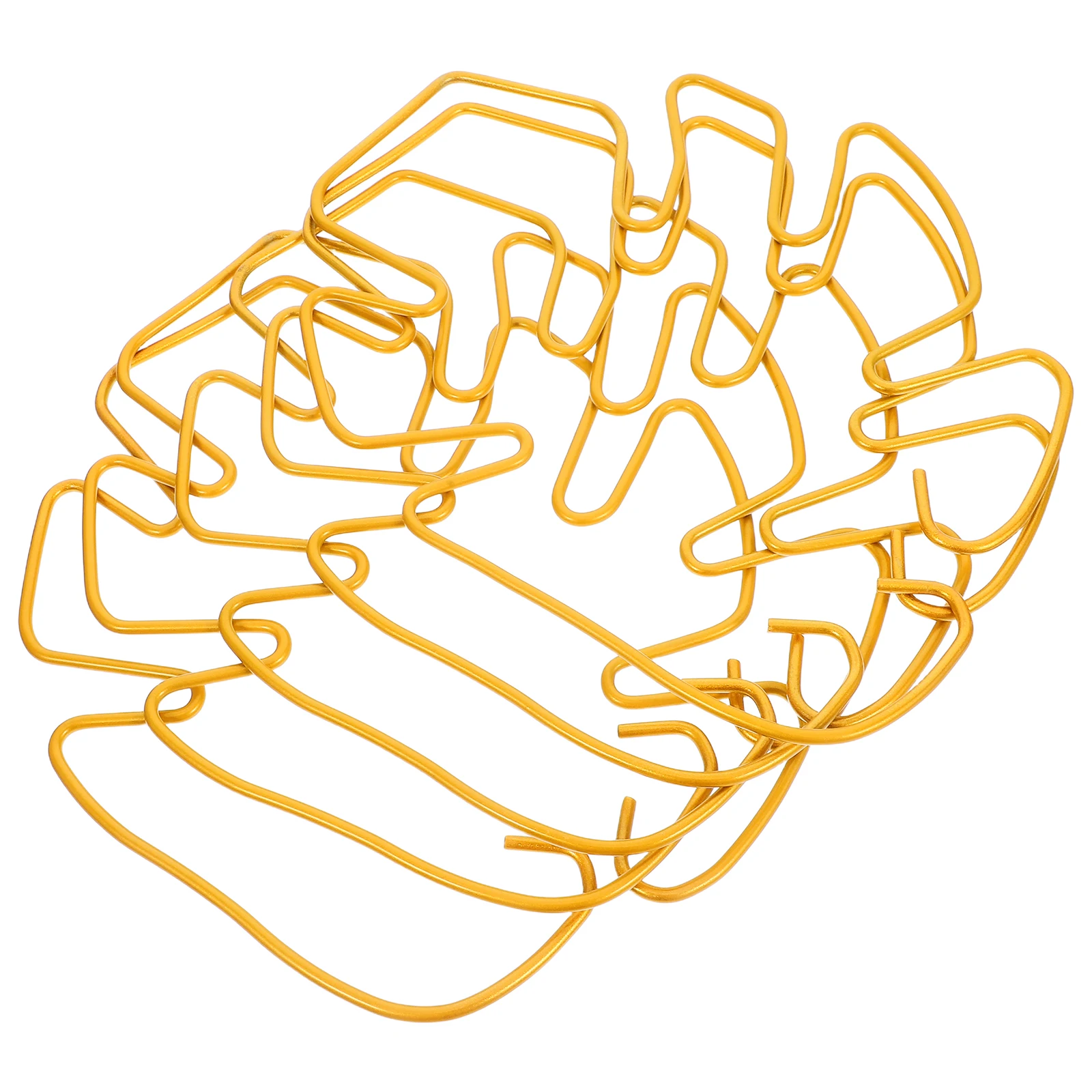 

5pcs Plant Plant Supports For Outdoor Plants Fixing Bracket Flower Pot Holder Ring Gold Metal Saving Wall Mounted