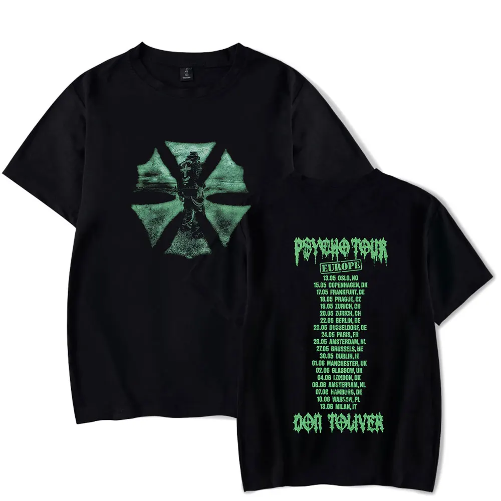 Don Toliver Merch PSYCHO TOUR WINDOW 2025 T-Shirts Women Men Clothes Trend Casual Short Sleeve Top
