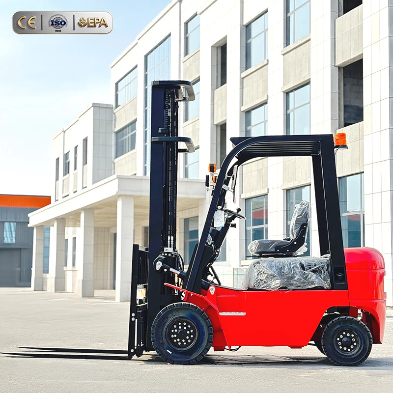 Tortai Verified Suppliers Free Shipping Montacargas Diesel/Electric 1.5 Ton Solid Tire Wheel Small Forklift Truck Price