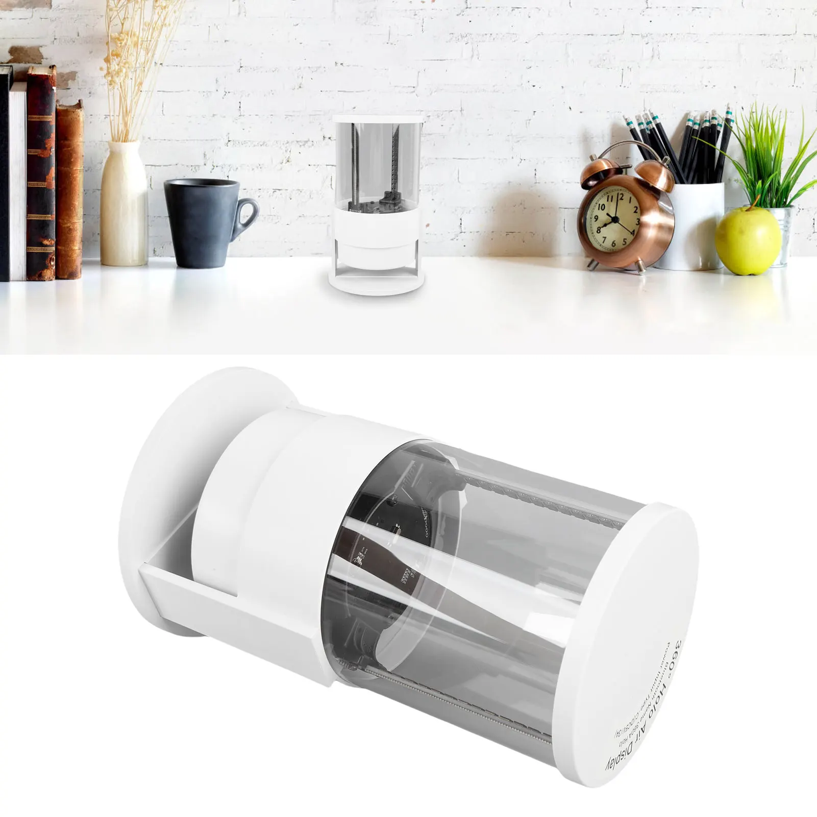 

3D Hologram Fan Portable 3D Holographic Projector Support WiFi APP 360° 1080X160 Resolution for Business Stores Holiday Event