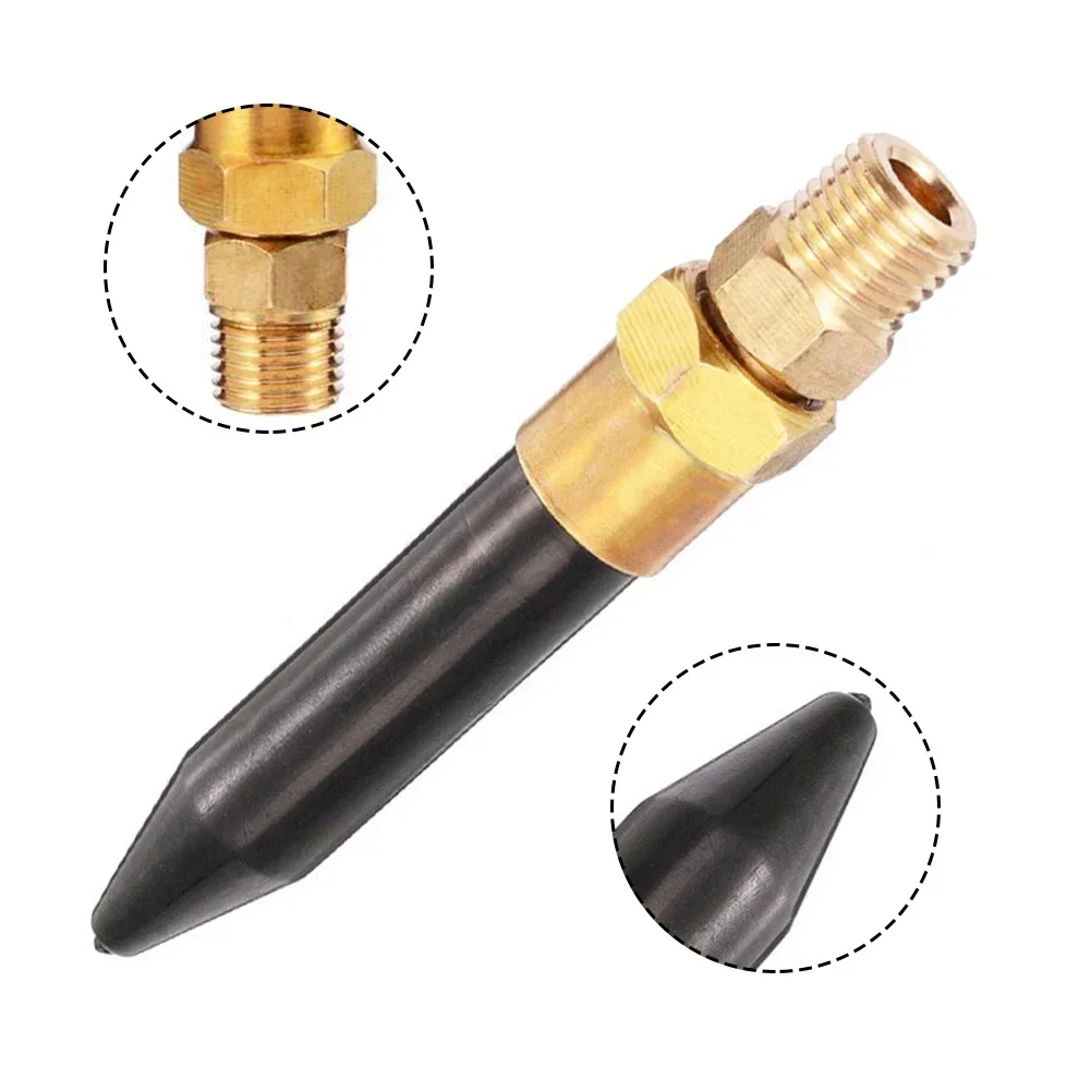 Rubber Inflator Tilt Valve Helium Balloon Air Nozzle NPT1/4 Balloon Inflation Regulator Replacement Parts Tools Accessories