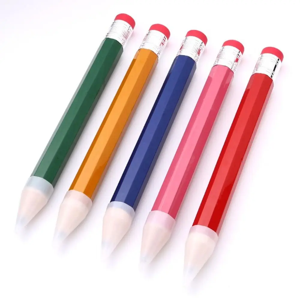 High Quality Wooden Giant Pencil With Eraser 18/34/39CM Big Pencil Novelty Performance Prop Huge Pencil Artist