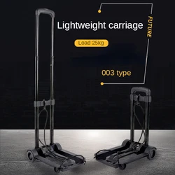 Carga-rolamento 35kg portátil carrinho dobrável carrinho de viagem do carro bagagem trole tablet móvel móveis ferramenta de transporte