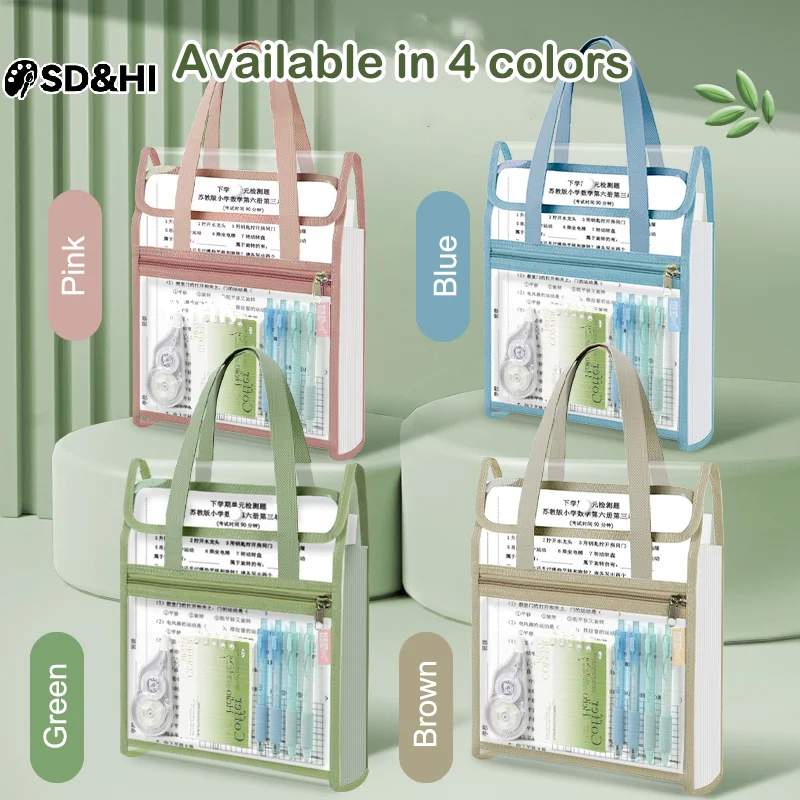 

13-слойная папка для файлов большой емкости, сумка для хранения документов, сумка для хранения бумаги с большой емкостью, портативный многослойный