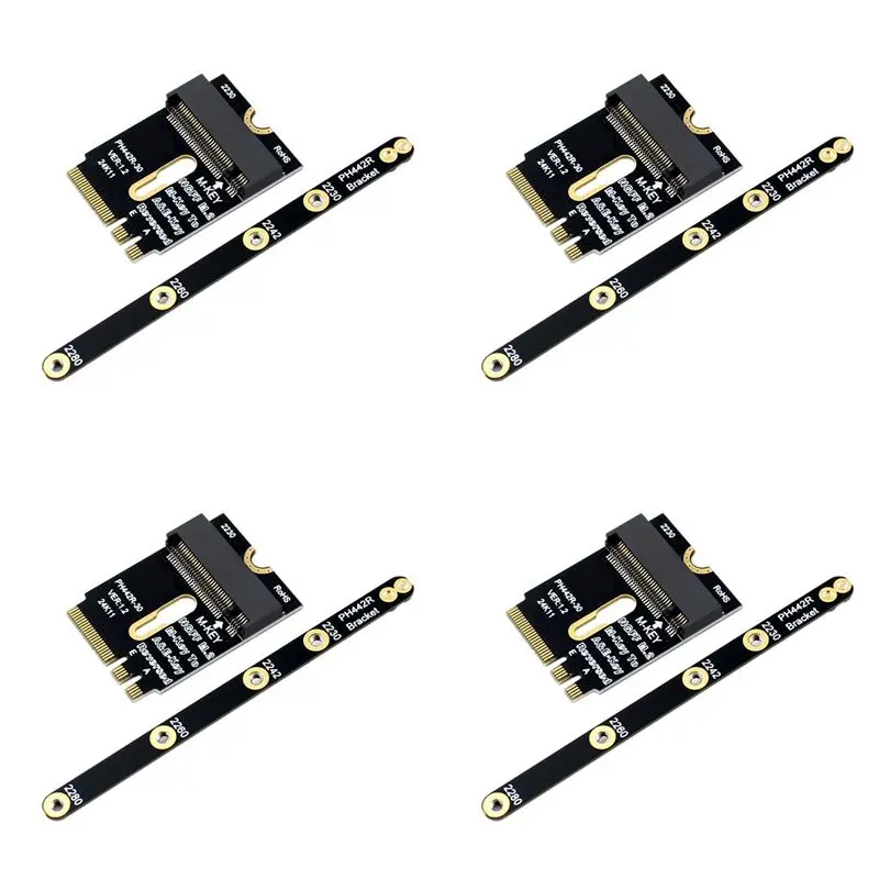 Ingenious-4X M.2 Wifi Adapter M.2 Wifi To Nvme SSD Adapter Pcie4.0 To M2 NGFF Key A+E Wifi Card Raiser For Wifi/WWAN/LTE Module