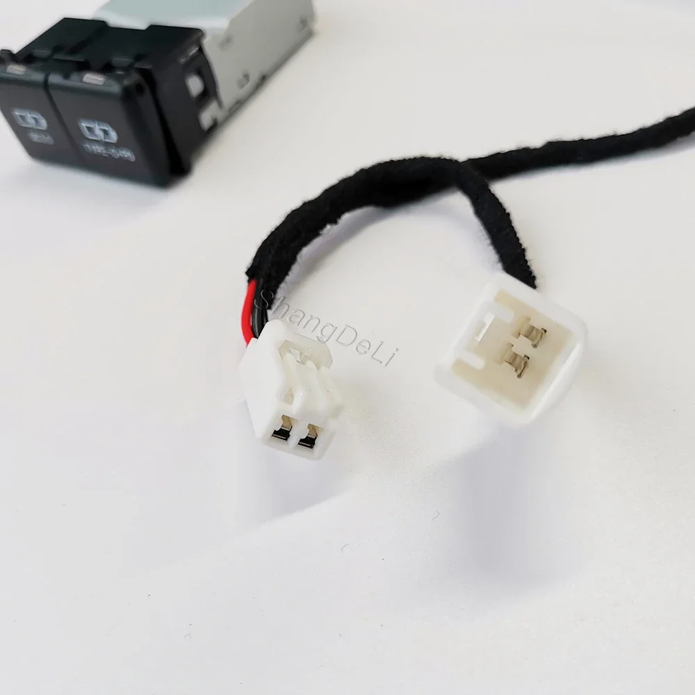 1PC Gniazdo ładowarki samochodowej do telefonu Podwójne gniazdo QC3.0 USB typu C PD Podłokietnik do ładowania Zasilacz do Toyota RAV4 Wildlander