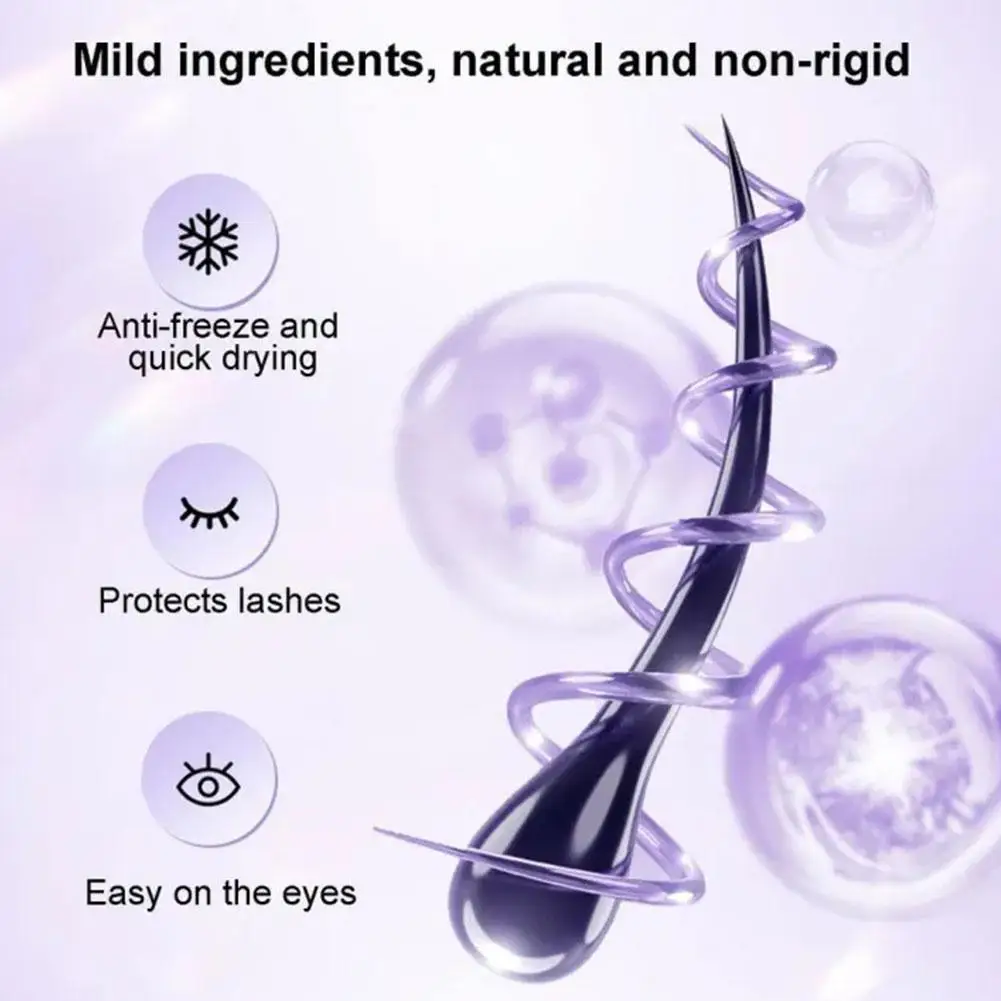 Cabeças duplas cola para cílios, 2 em 1, forte fixo, Clusters Gel, Gel de remoção de cílios